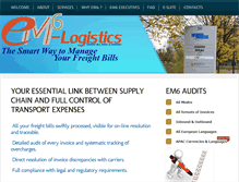 Tablet Screenshot of em6logistics.com